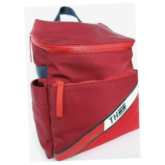 Tommy Hilfiger Women\'s Signature Backpack - Red